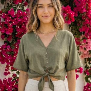 Linen Sierra Top