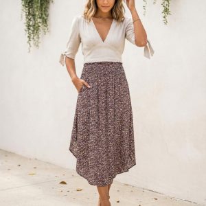 Tencel Mia Midi Skirt